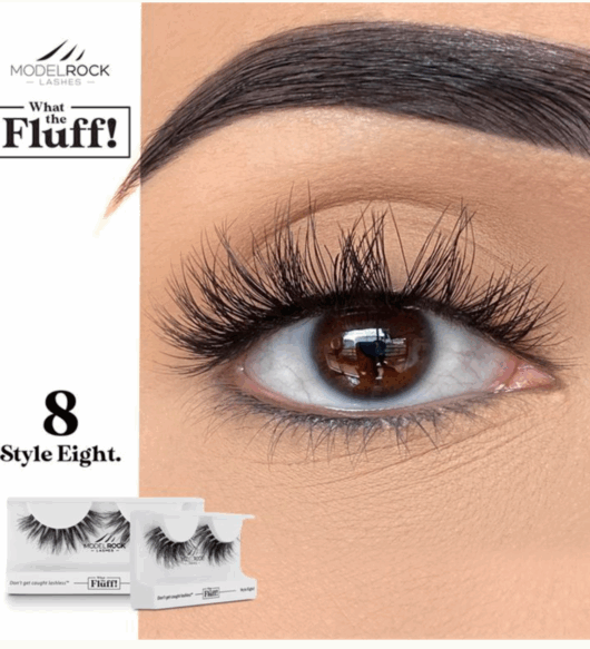 What The Fluff: Style 8 Eyelashes