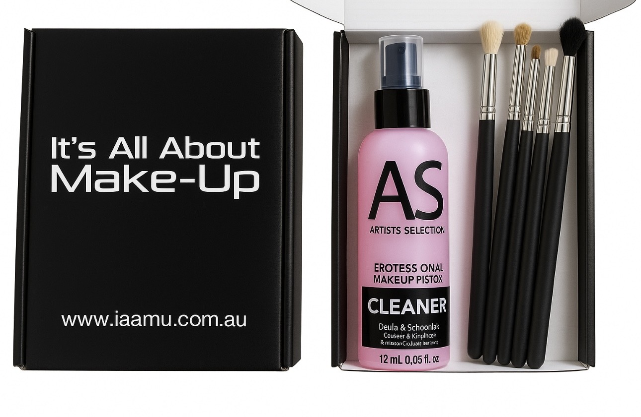 5 Eyeshadow Brushes & Brush Cleaner - IAAMU